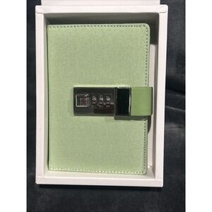 Combination Locking Diary Journal Notebook Gift Small Cagie Code Book Black‎